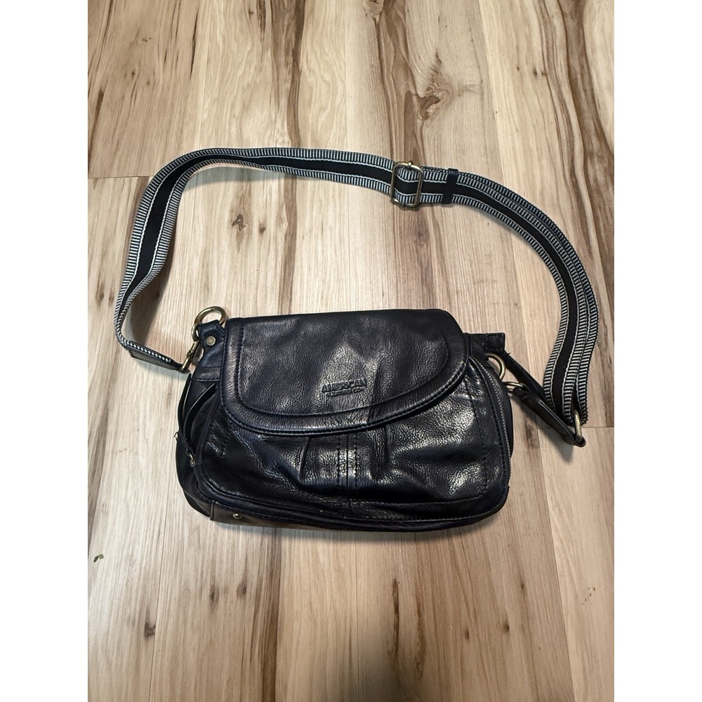 American Leather Co. Marino Black Crossbody